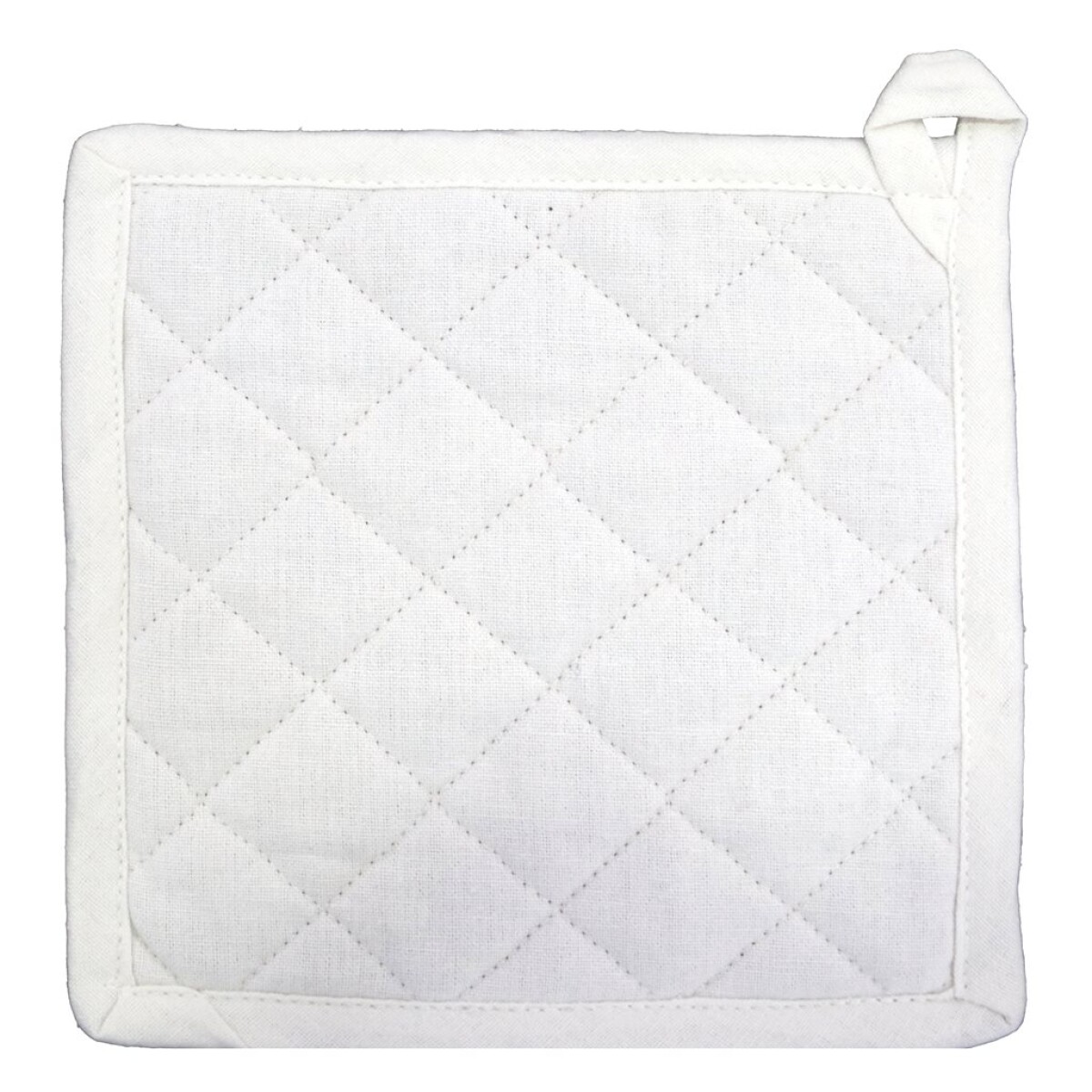 AGARRADERA ALGODÓN 20X20CM BLANCO 