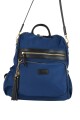 Mochila cartera azul