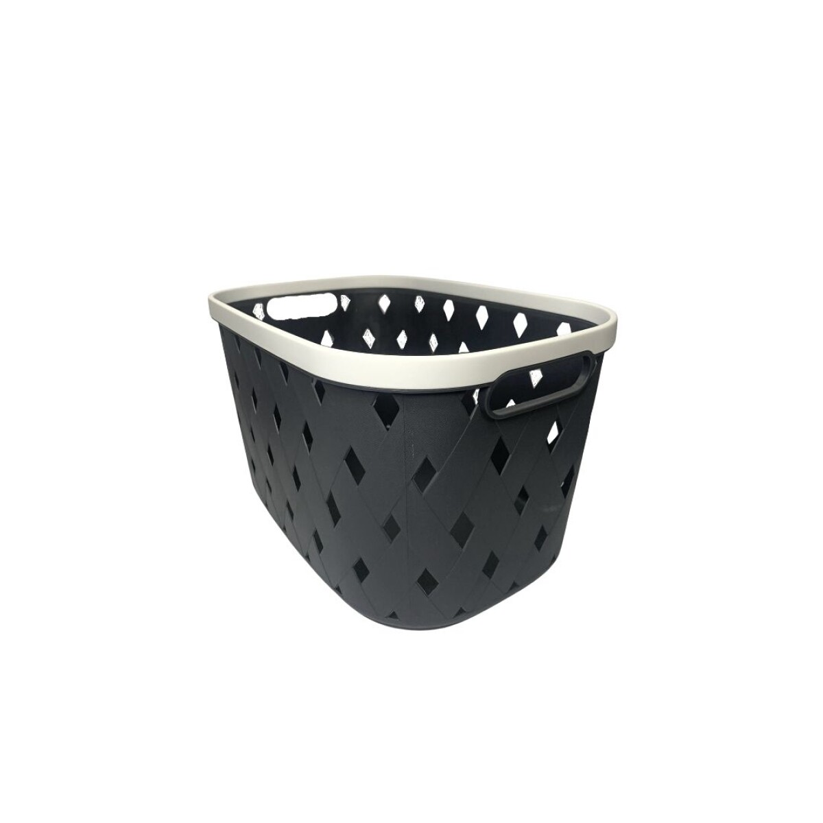 CESTO CANASTO ORGANIZADOR CALADO 37X25,6X21,2CM 