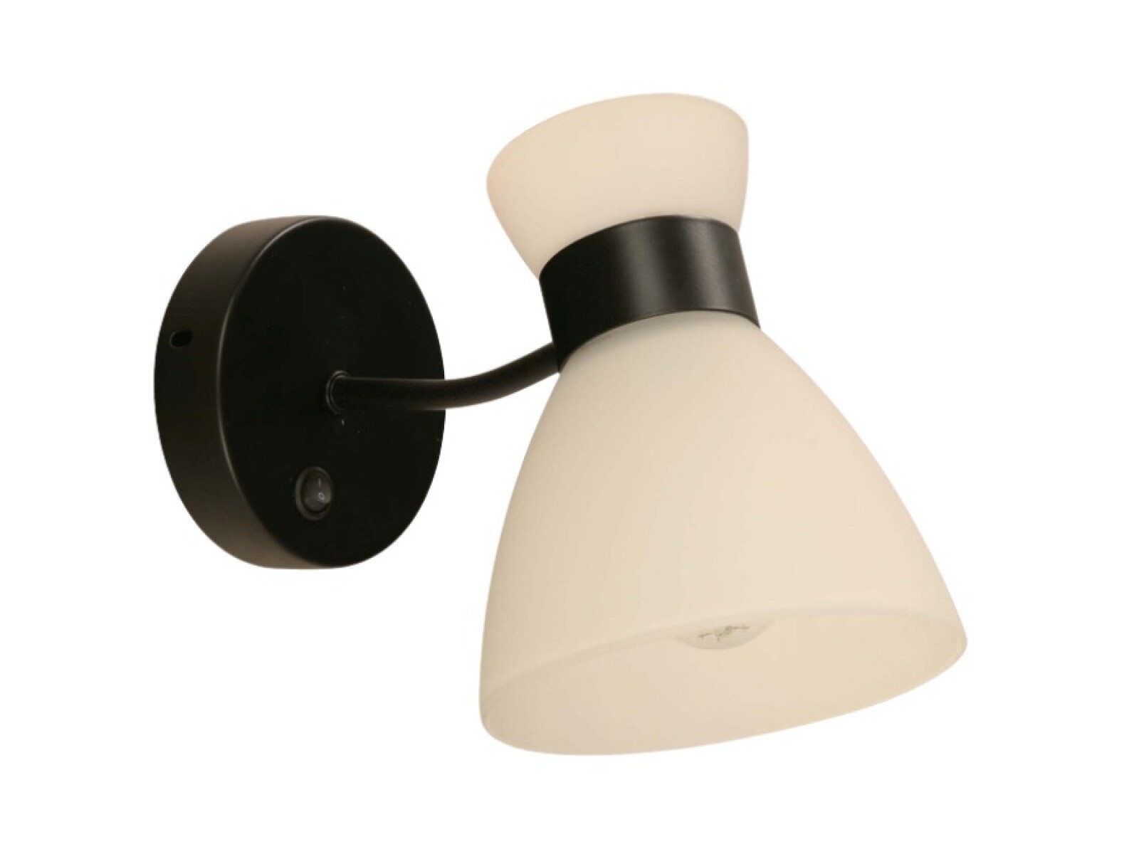 APLIQUE 1L CINTA E27 NEGRO Y BLANCO 