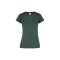 Camiseta jaspe a la base dama verde bosque jaspe
