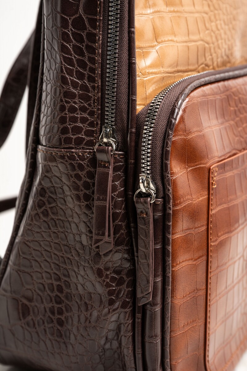 Mochila Maxi Notebook Marrón