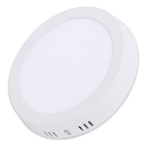 Set x12 Plafon Led 18w Panel Redondo Spot Luz Neutra Techo Set x12 Plafon Led 18w Panel Redondo Spot Luz Neutra Techo
