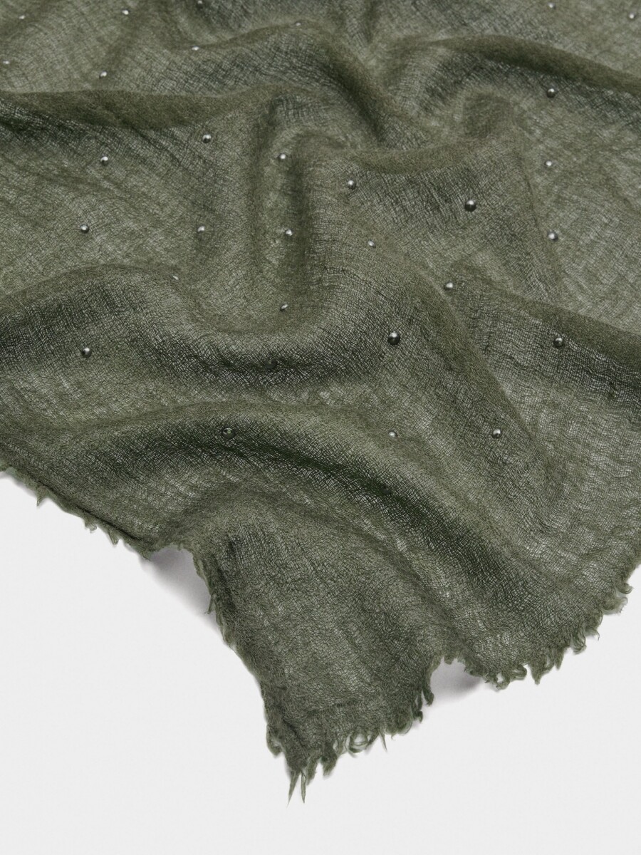 Pañuelo De Ceremonia Con Strass gris