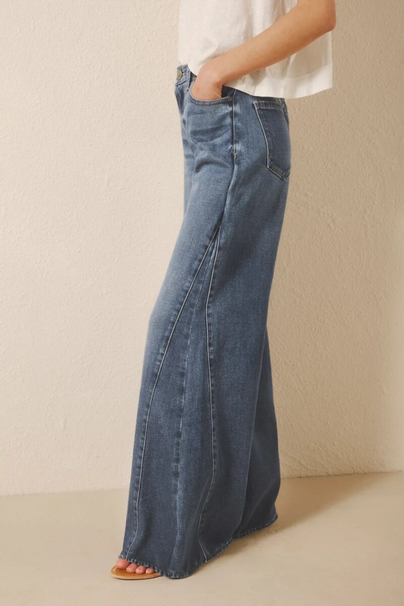 Jean Oxford Patch Blue Azul