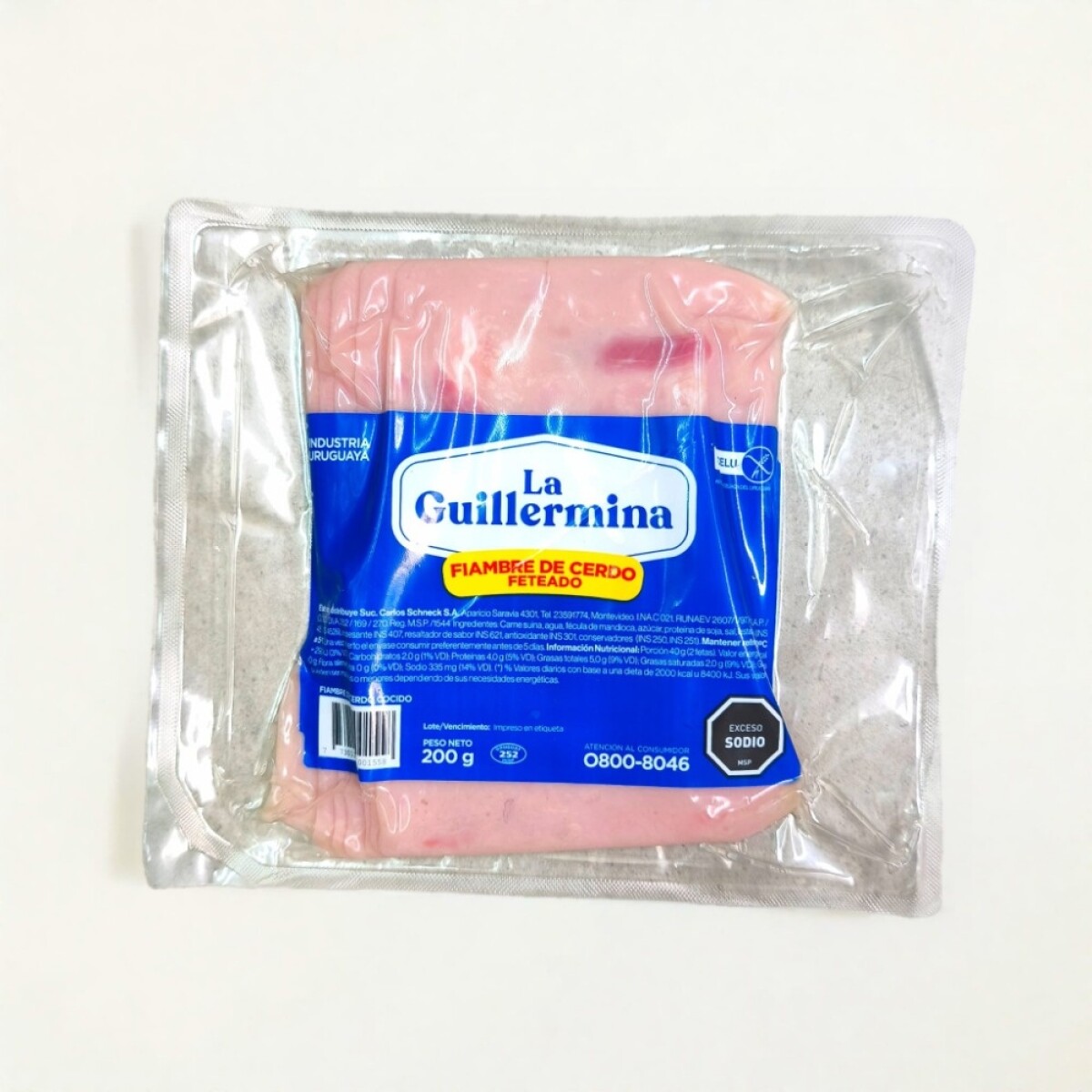 Fiambre De Cerdo Feteado - La Guillermina 