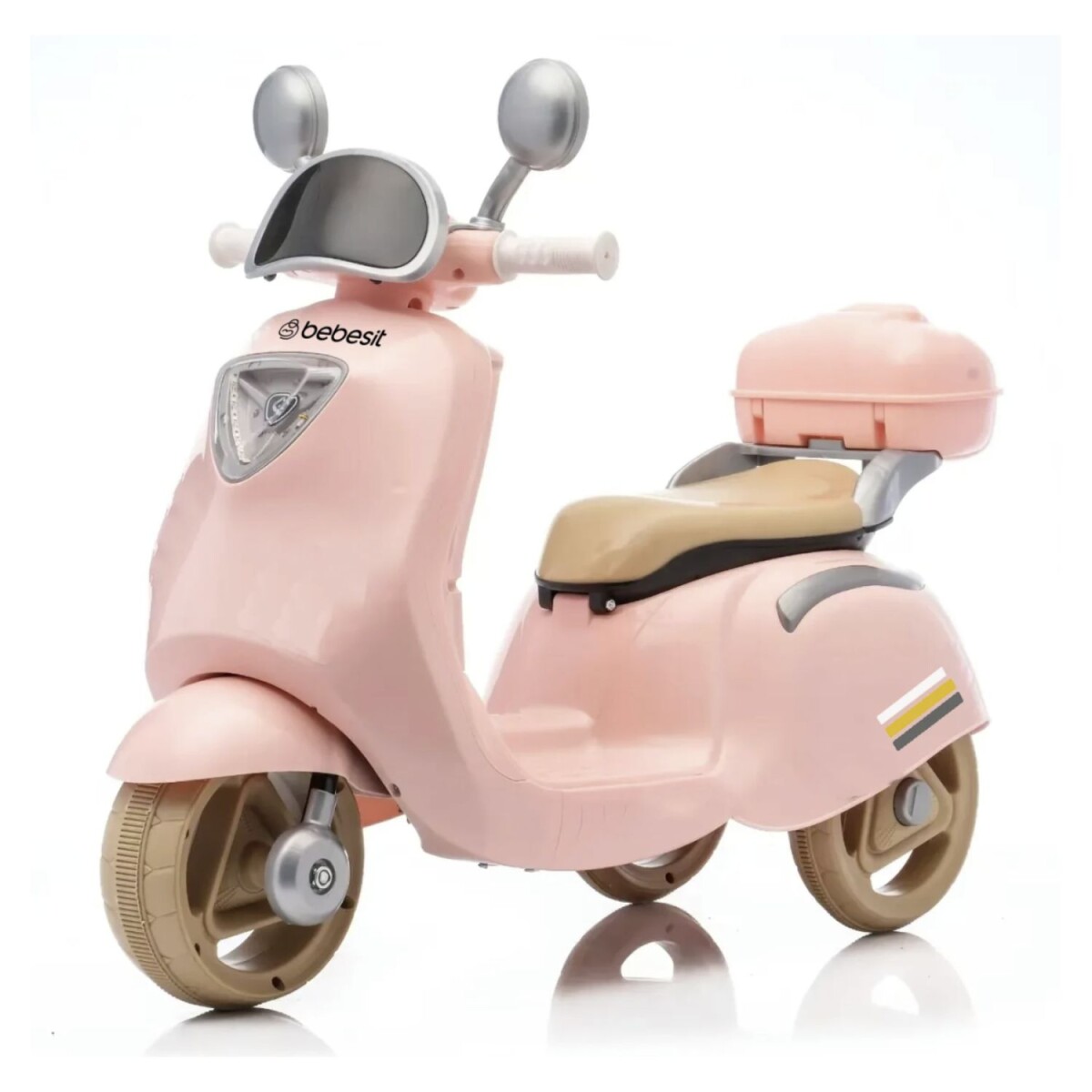 Moto a batería Bebesit Scooby 6v - Rosa 