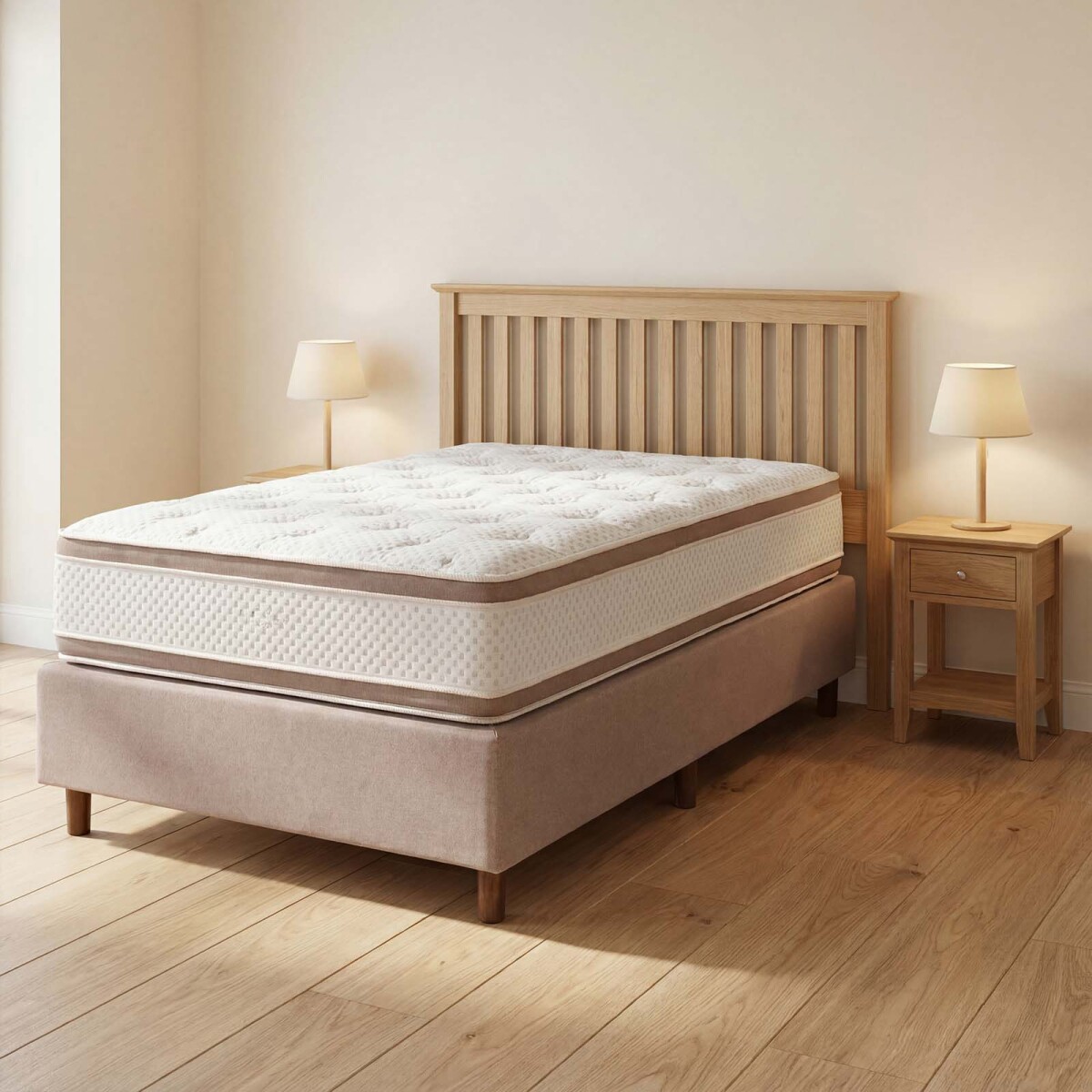 SOMMIER - DE ESPUMA IVORY A 1 PLAZA 
