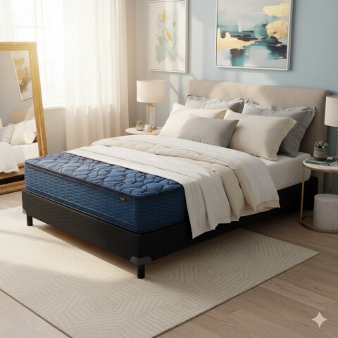 Sommier GRAVA Zafiro®- 2 Plazas - Espuma - 140x190x29 cm - Hasta 150 Kg - GARANTIA 5 AÑOS Sommier GRAVA Zafiro®- 2 Plazas - Espuma - 140x190x29 cm - Hasta 150 Kg - GARANTIA 5 AÑOS