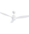 Ventilador de Techo Practic Life FS52011 con Luz LED y Control Remoto Blanco