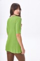 T-shirt Side Verde Pistacho
