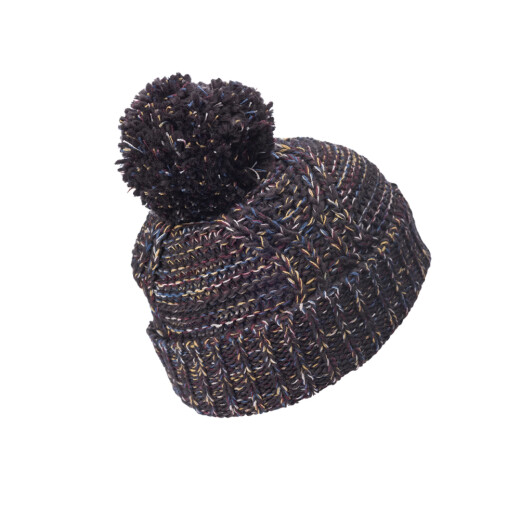Gorro Lana Rip Curl FLECKER POM-POM - Negro Gorro Lana Rip Curl FLECKER POM-POM - Negro