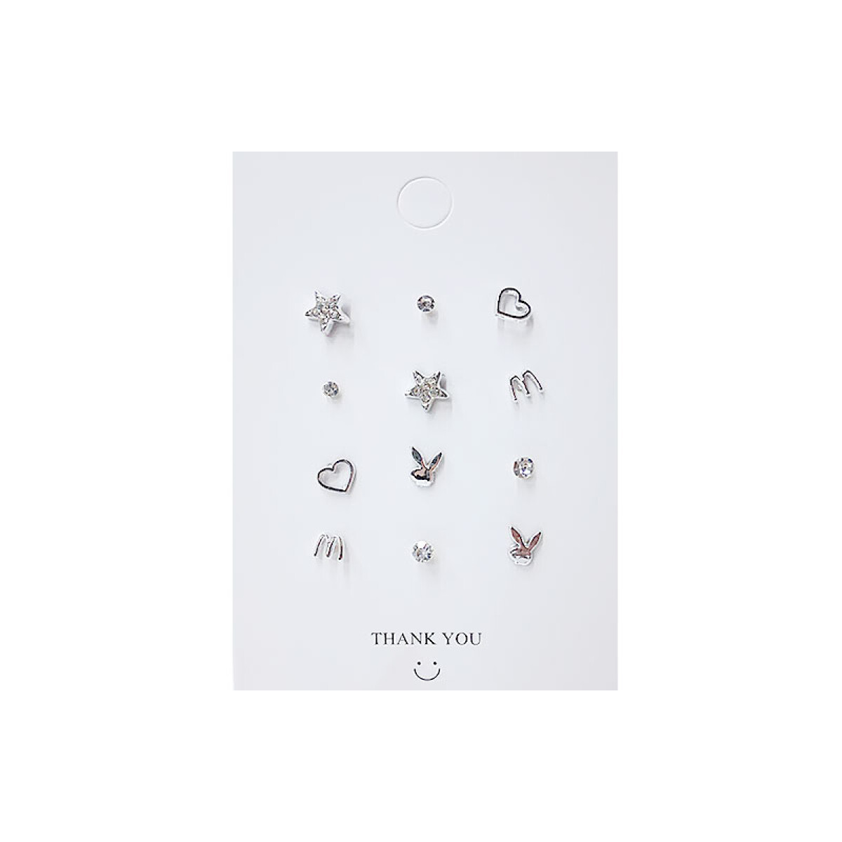 Caravanas hipoalergénicas x6 pares - Caravanas Hipoalergénicas X6 Pares 