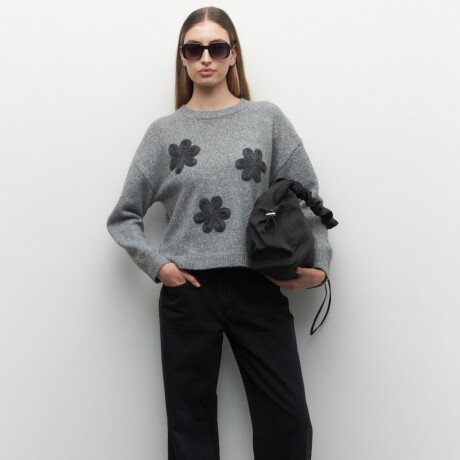 SWEATER RINA Gris Melange