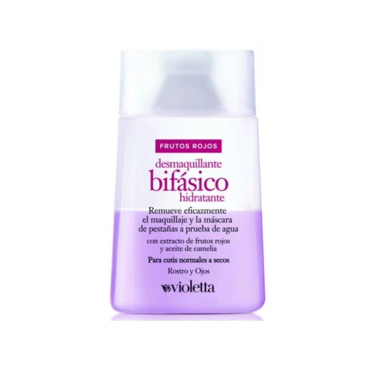 Desmaquillante Bifásico Violetta Frutos Rojos 110ml 