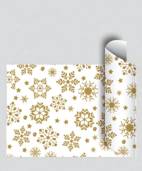 Papel Regalo Bobina 60cm x 100mts GOLD