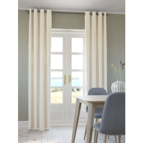 Cortina Nesvatn 1X140X300 Chenilla Crema