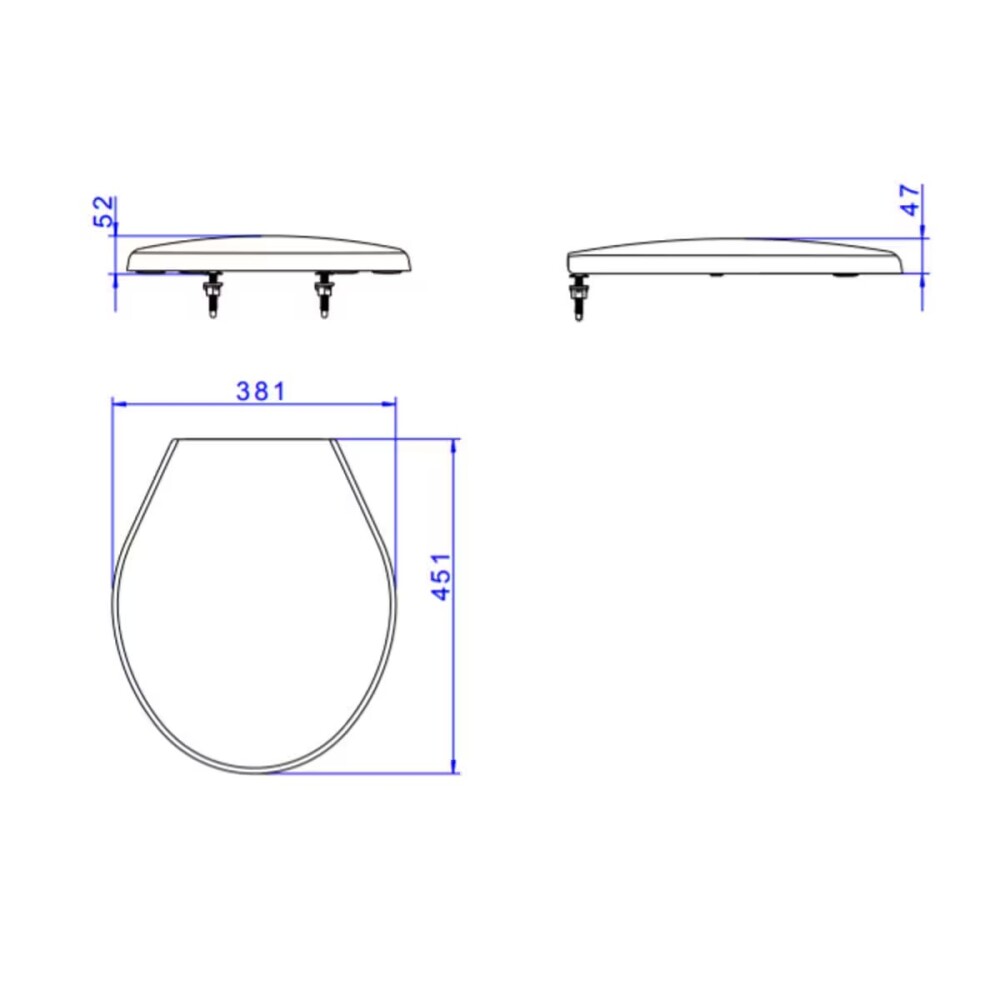 Tapa inodoro universal blanca DECA Tapa Inodoro Universal Blanca Deca