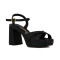 Sandalia Vizzano Mujer Taco 9.5cm Plataforma 2.5cm Negro