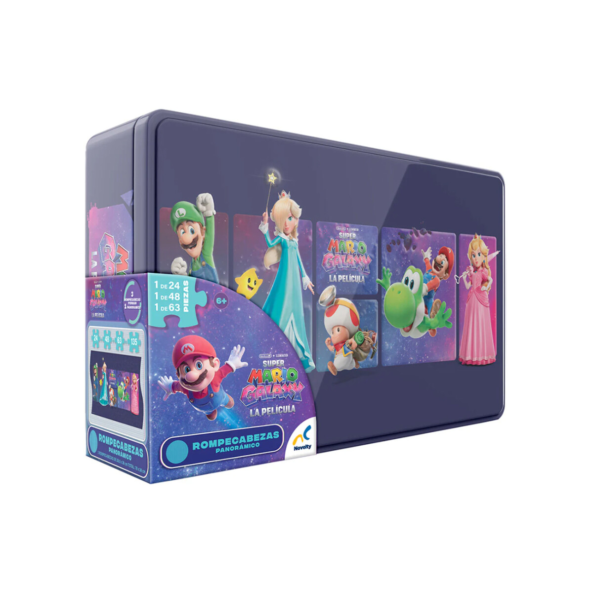 Puzzle Panoramico Mario 3 en 1 