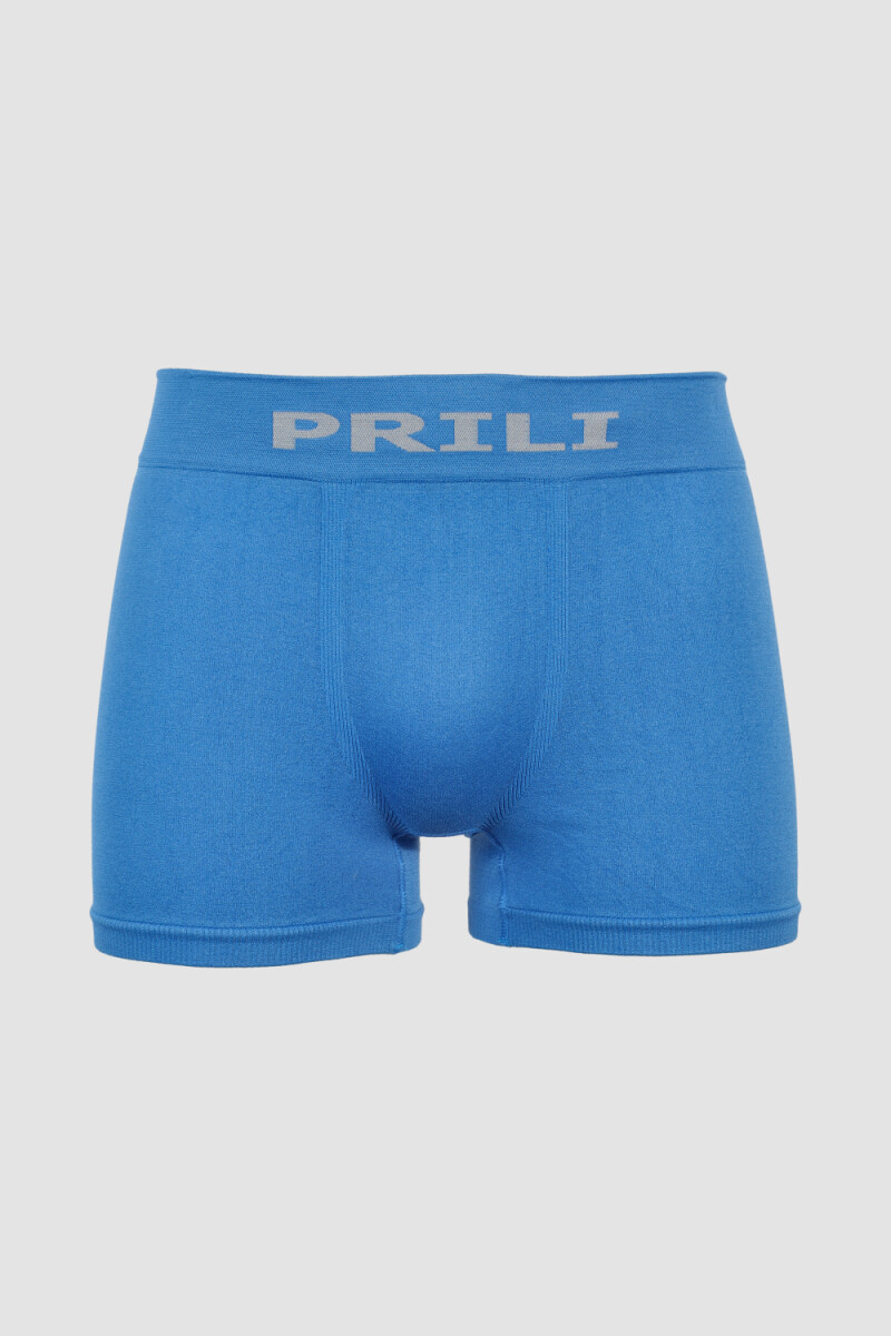 Boxer con pretina ancha Celeste
