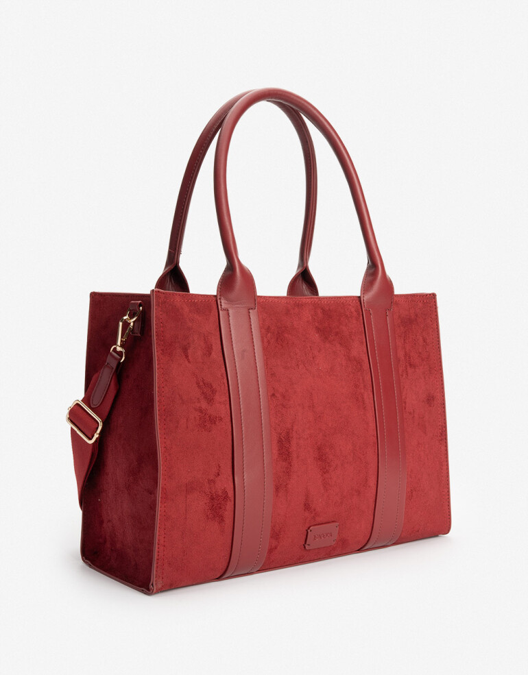 Shopper Cartera Shopper Burgundy - Rojo Burdeaux