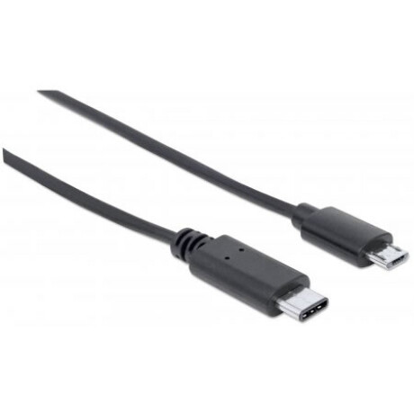 Cable USB C a Micro-B macho/macho 2,0 mts Manhattan 3738