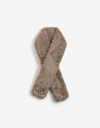 Bufandas Bufanda Pelo Sintético - Marron Beige