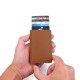 Tarjetero Billetera Bloqueo Rfid Anti Clonacion Color negro