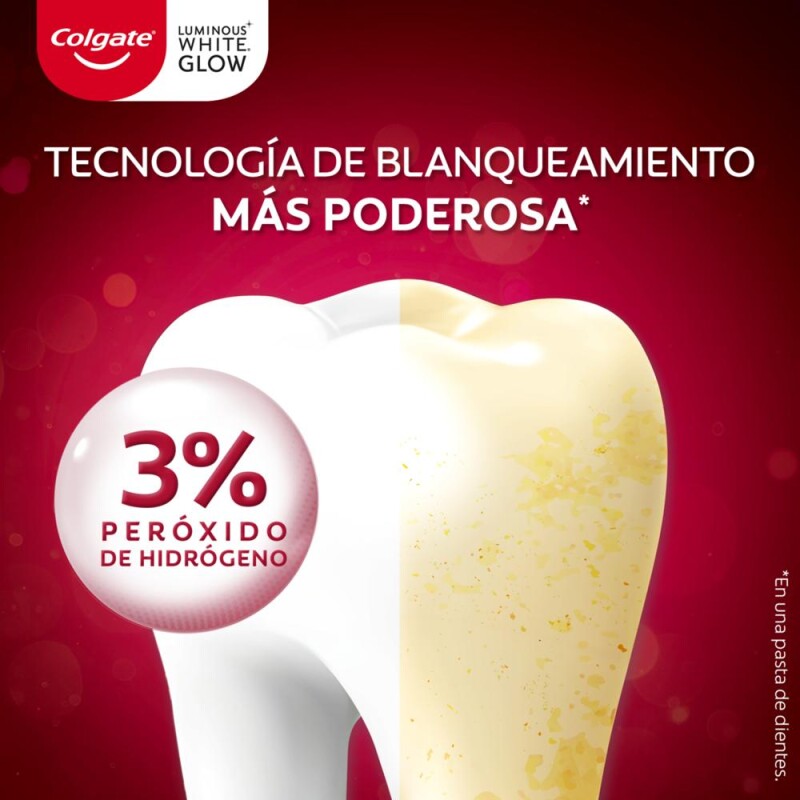 Pasta De Dientes Colgate Luminous White Glow 70 Grs. Pasta De Dientes Colgate Luminous White Glow 70 Grs.