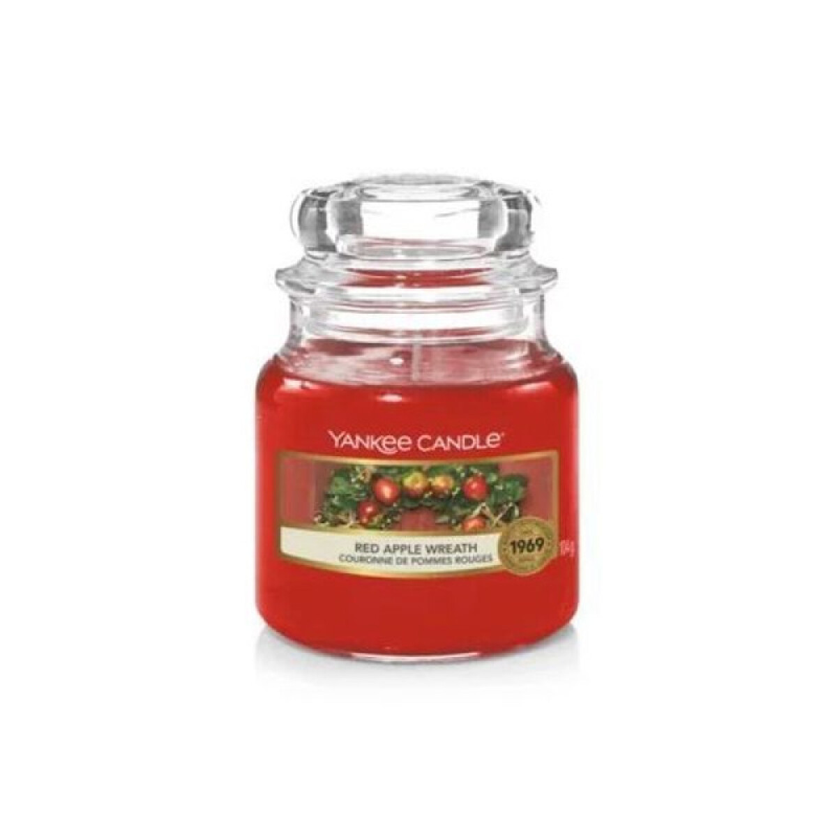 VELA PEQUEÑA RED APPLE WREATH 