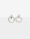 Aros Clips Metal Aros Clips De Metal - Plateado Rodio