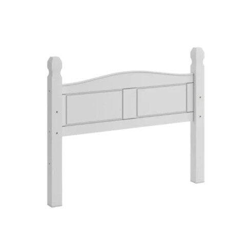 Respaldo Línea Mexicana Madera Maciza 140cm Blanco Respaldo Línea Mexicana Madera Maciza 140cm Blanco