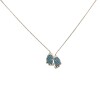 Conjunto Pies- Plata 925 - Piedra Turquesa- CJ3080 Conpiedra