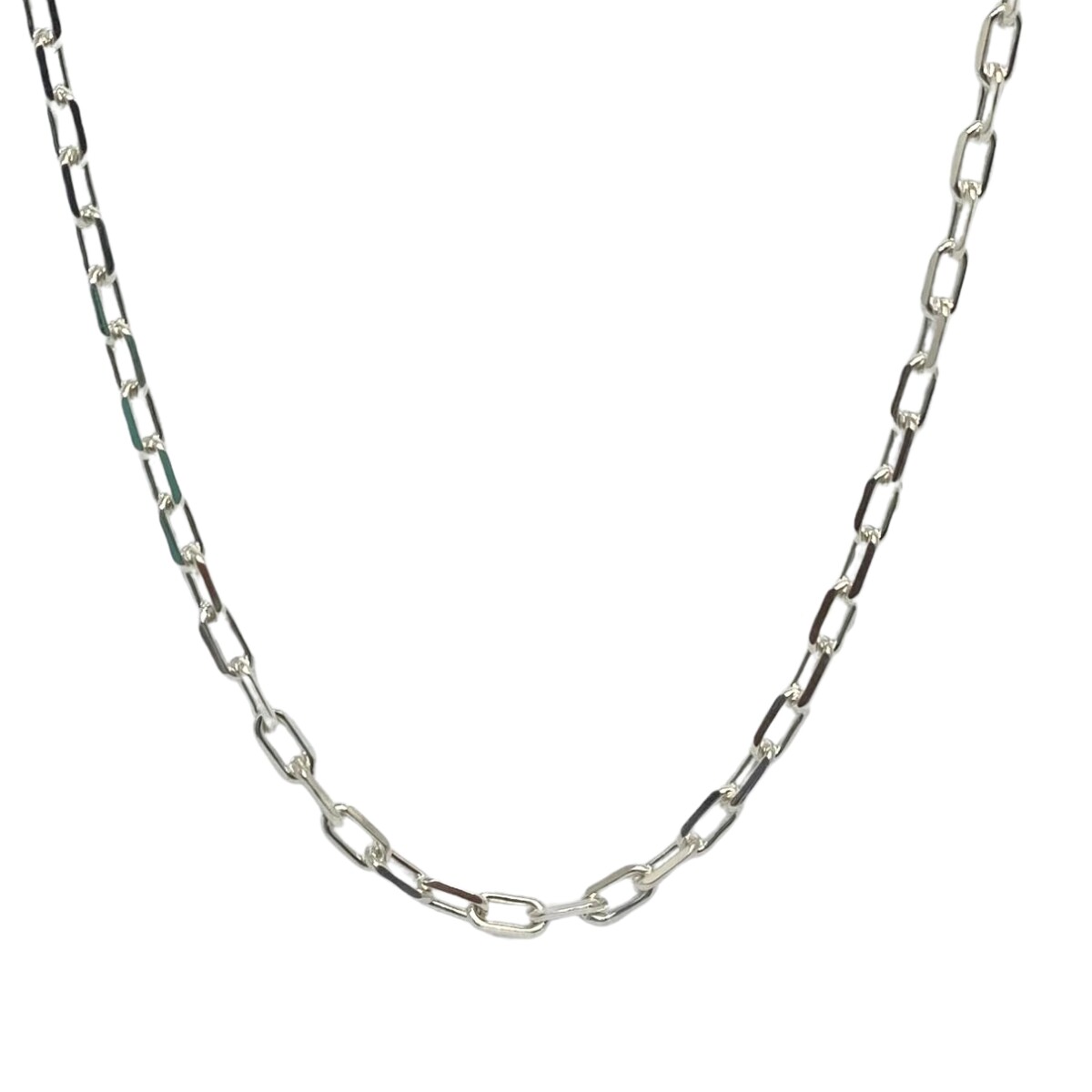 CADENA PLATA , LARGO 60CM , TIPO FORCE , DAMA Y CABALLERO 