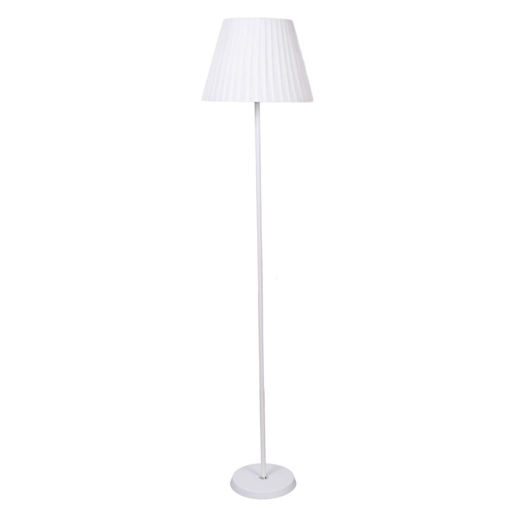 LÁMPARA DE PIE METAL-Y-TELA BLANCO XYF8085