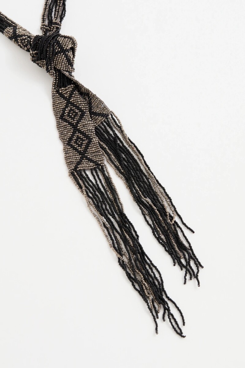 Collar Illia Bead Plata Vieja