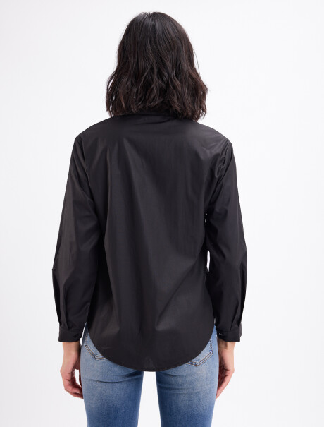 Camisa con tablas Florencia negro
