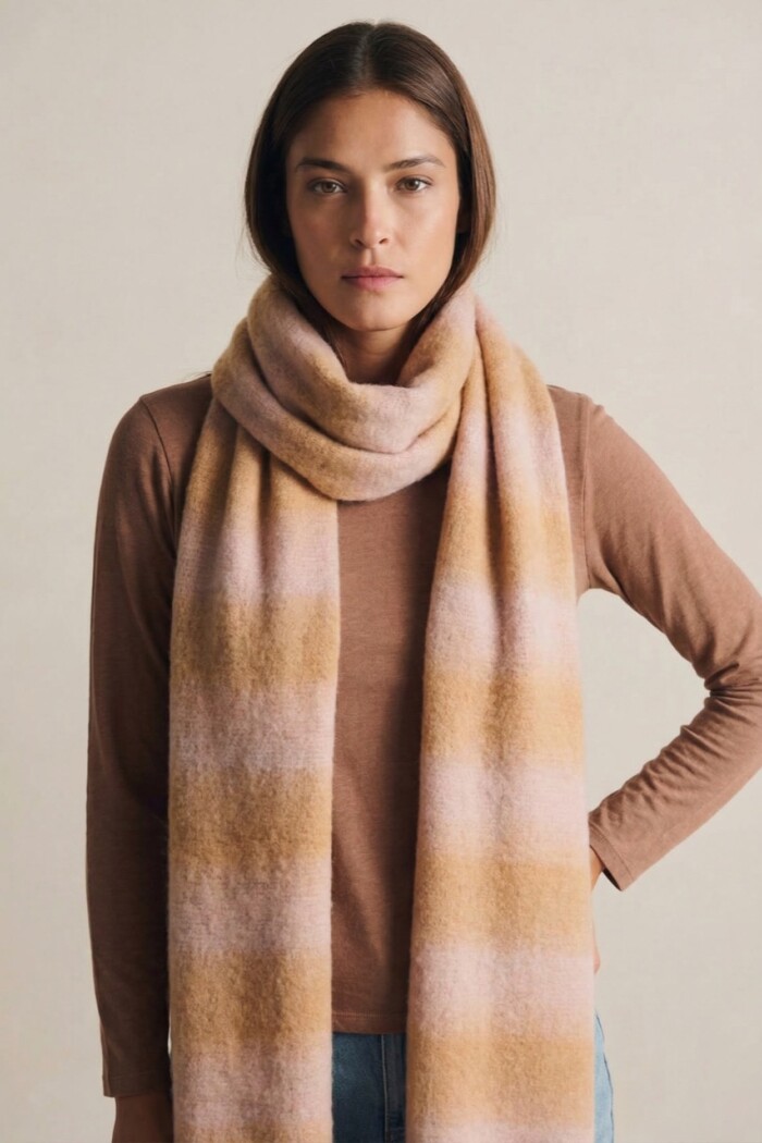 Pañuelo Rayado Rosa