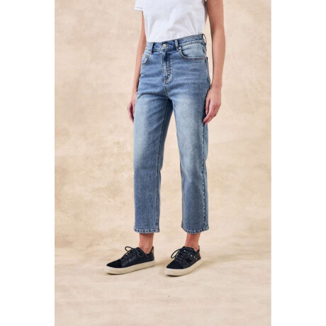 Jean Crop Recto Denim