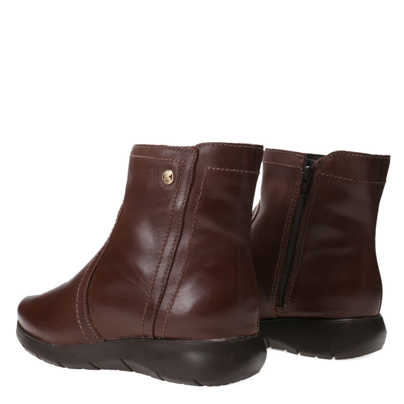Botas de Mujer Bottero Napoli de Cuero Marrón Madera
