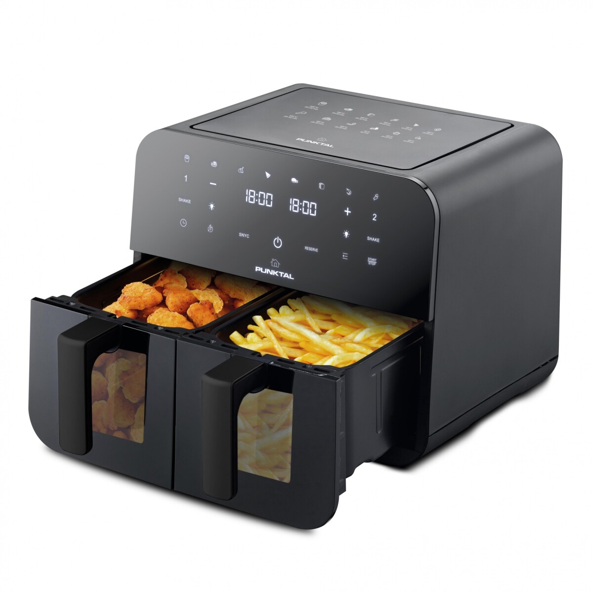 Freidora sin Aceite Doble Punktal PK-909 Digital 9L 