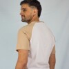 Remera Combinada Summer Beige