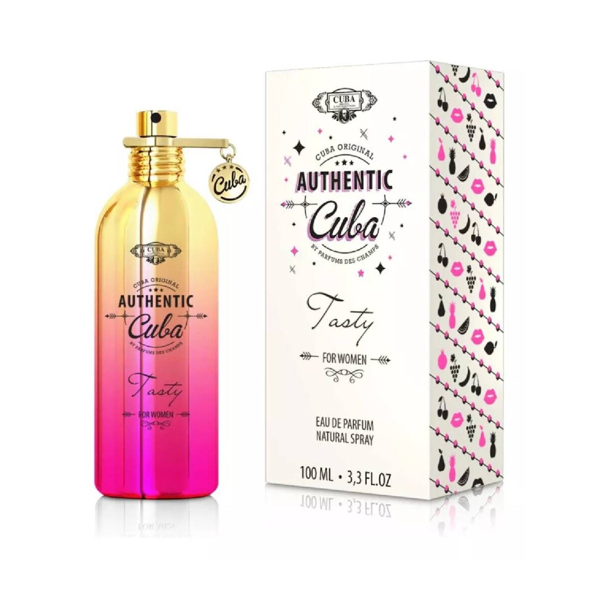 Perfume Cuba Authentic Tasty for Women EDP 100ml Original 