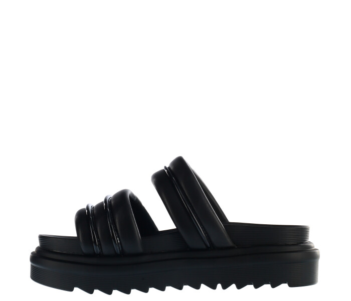 Sandalia FECHU con plataforma y dos tiras Black