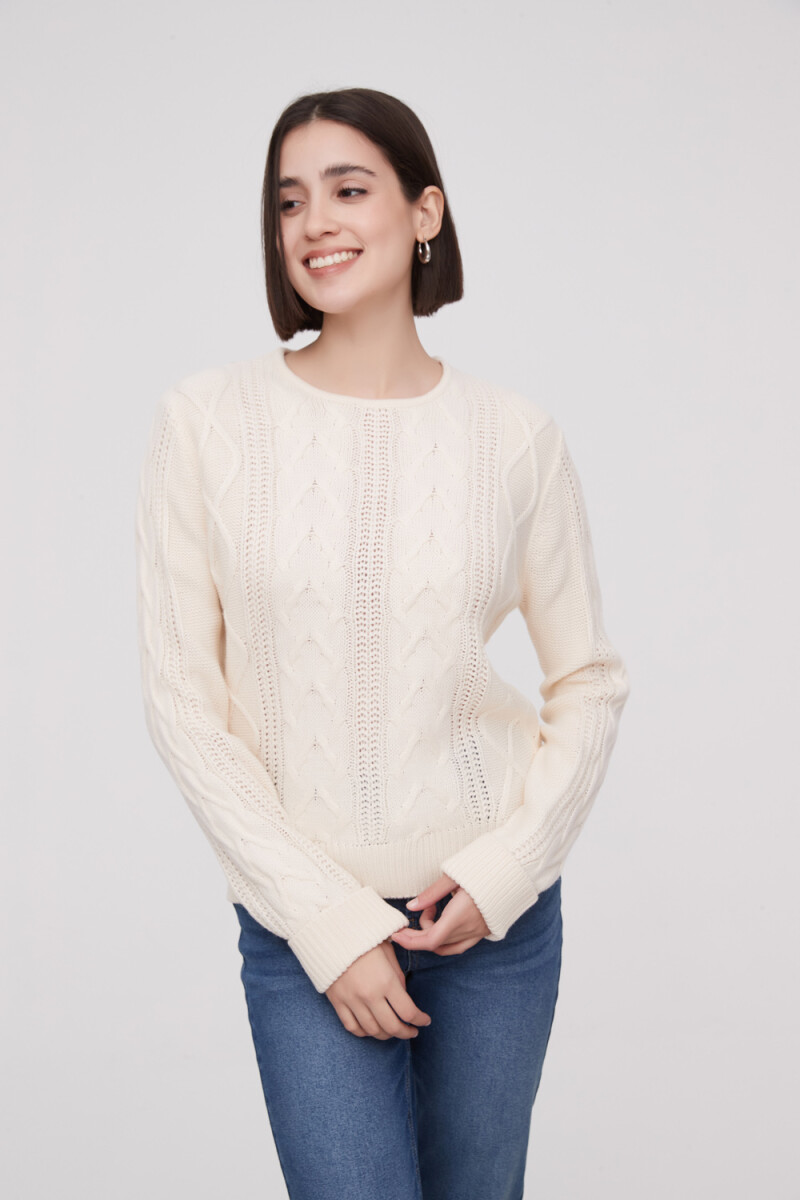 Sweater Focio - Crudo / Natural 