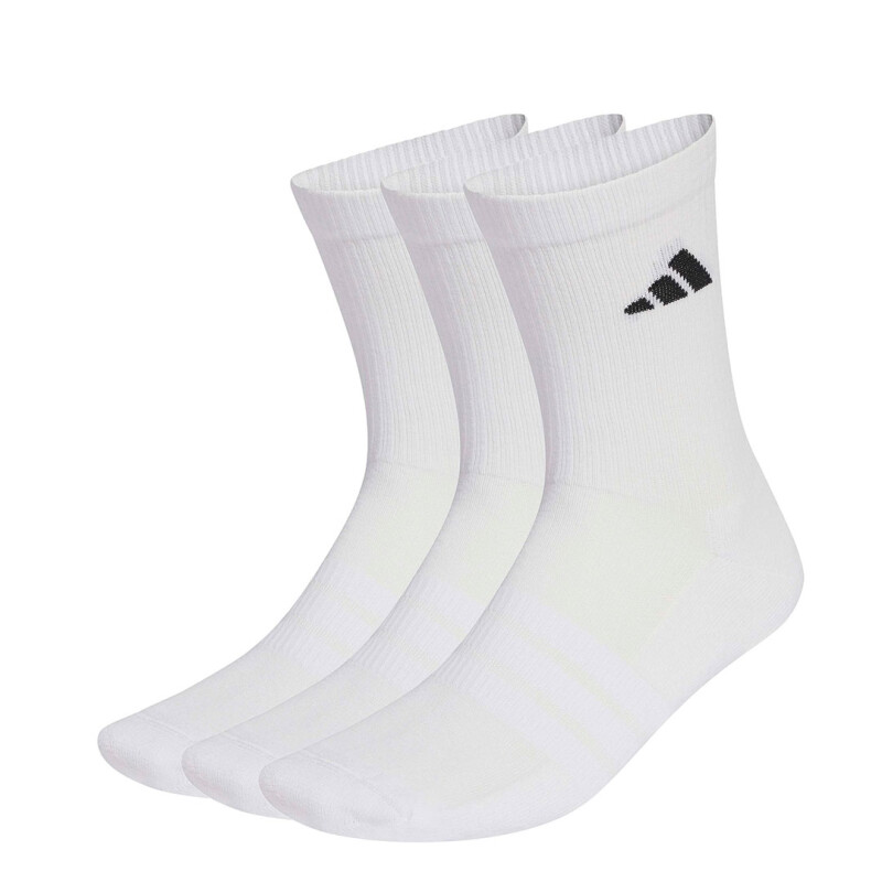 Medias Unisex Adidas Sports Wear 3 Pares Blanco