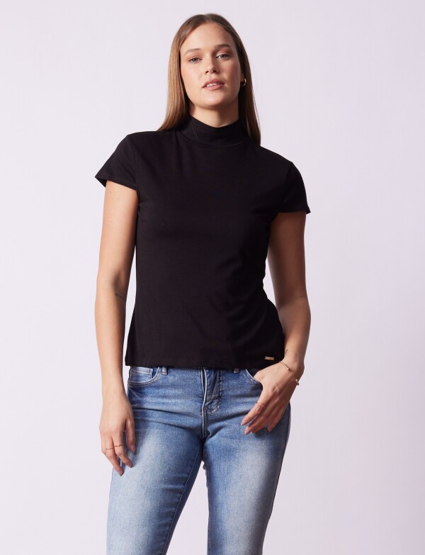 Remera Modal NEGRO