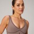 Bra Pureluxe Longline Low Impact Bra Mujer Desert Shadows/Dark Sienna
