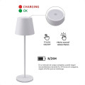 Lámpara de Mesa Inalámbrica LED Recargable Para Interiores y Exteriores Lámpara de Mesa Inalámbrica LED Recargable Para Interiores y Exteriores